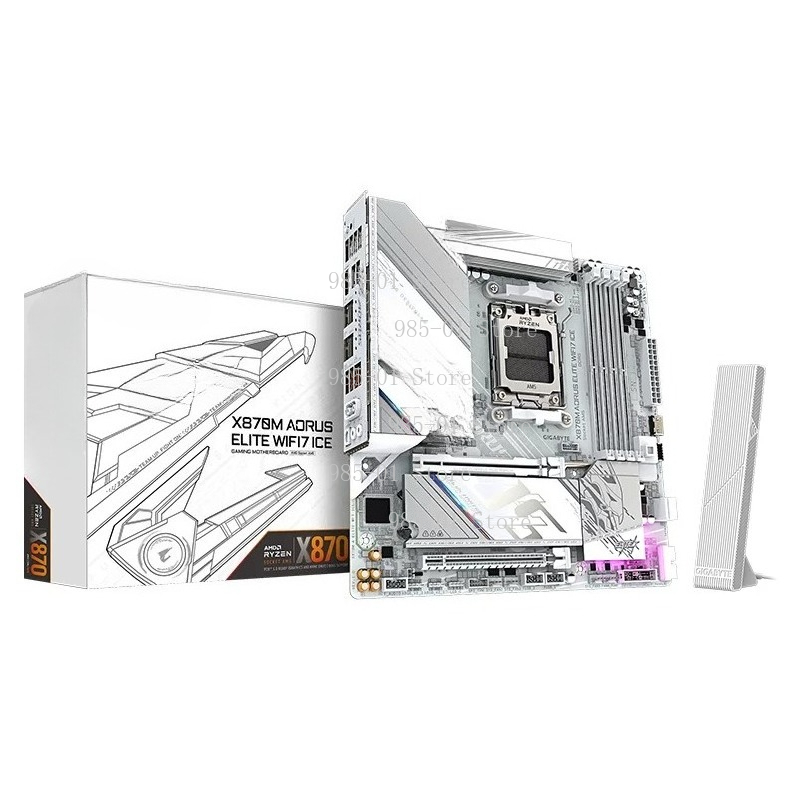 화이트 ATX X870M 메인보드, WIFI7 및 DD - X870E Atx Motherboard 리뷰 및 가격